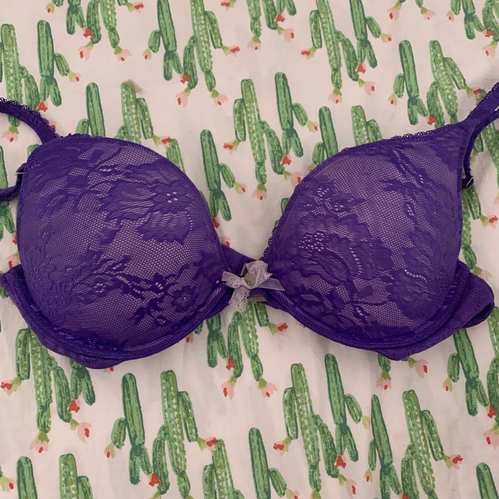 Victoria Secret purple push up bra with padding